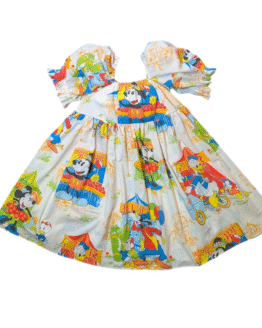 Mickey Circus Puff Dress Size 4
