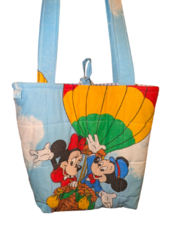 Blue Balloon Vintage Quilted Bag